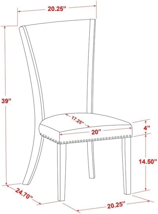 East West Furniture X097VE005-9 9 Piece Dining Table Set Includes a Rectangle Dining Room Table with X-Legs and 8 Grey Linen Fabric Upholstered Chairs, 40x72 Inch, Multi-Color