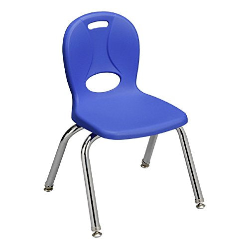 Learniture LNT-110-CSW-AS Structure Series Preschool Chairs, Red, green, Yellow, Blue (Pack of 4)