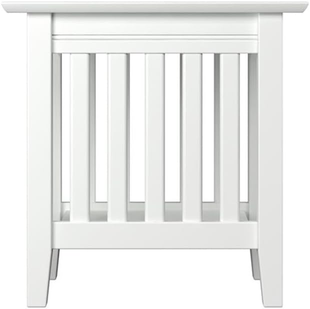 AFI Mission Chair Side Table in White