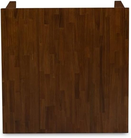 East West Furniture OXSI3-AWA-04 3 Piece Dining Set Includes a Square Dining Room Table and 2 Parson Kitchen Chairs, 36x36 Inch, Antique Walnut