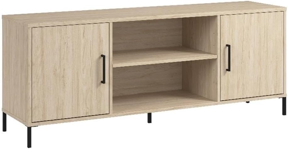 Bush Furniture Essence 58W TV Stand | Large Media Console Cabinet with Storage and Shelves for Living Room, Bedroom, Home or Entryway