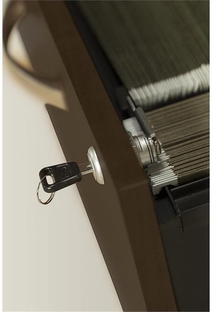 Bush Business Furniture Series C 2 Drawer Rolling File Cabinet in Mocha Cherry - Assembled, Mobile Document Storage for Home or Professional Office