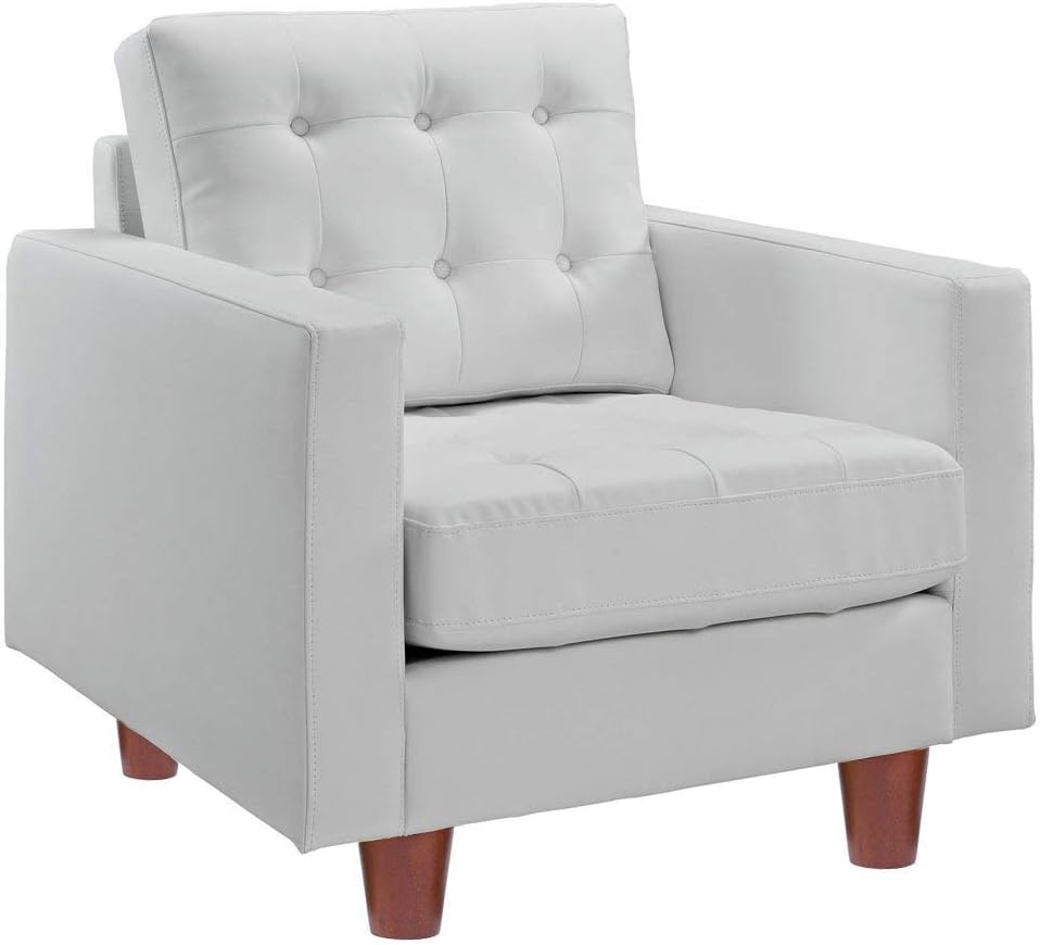 Round Wood Sofa/Couch/Chair/Ottoman Solid Wood Leg Walnut Finish (4 Inches,Set of 4)