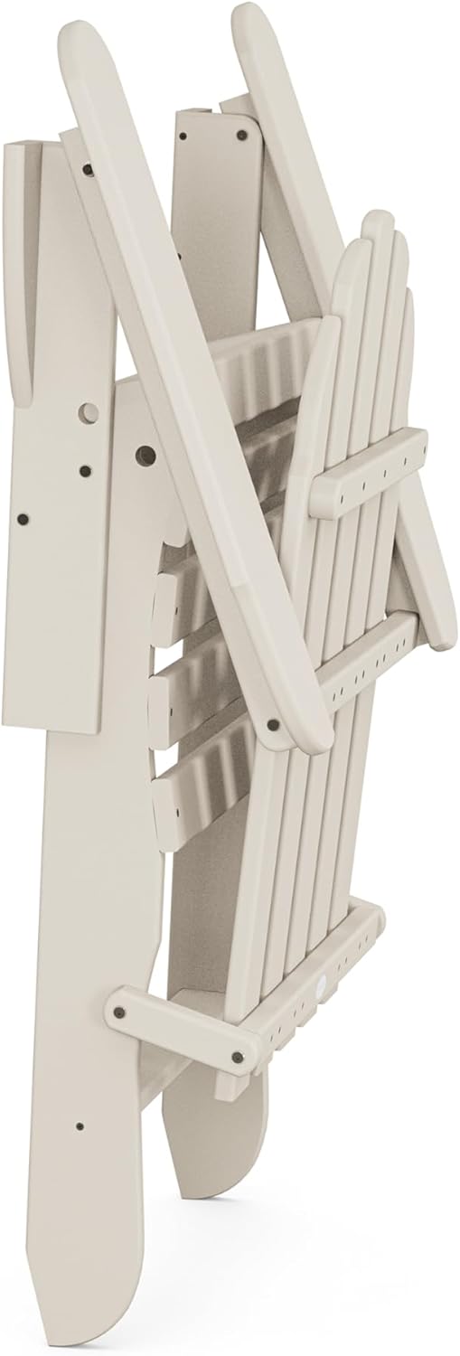 POLYWOOD AD5030SA Classic Folding Adirondack, Sand, 35.00" x 29" x 35.00"