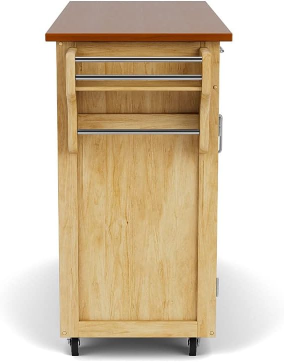 homestyles Create Kitchen Cart, Oak, Natural