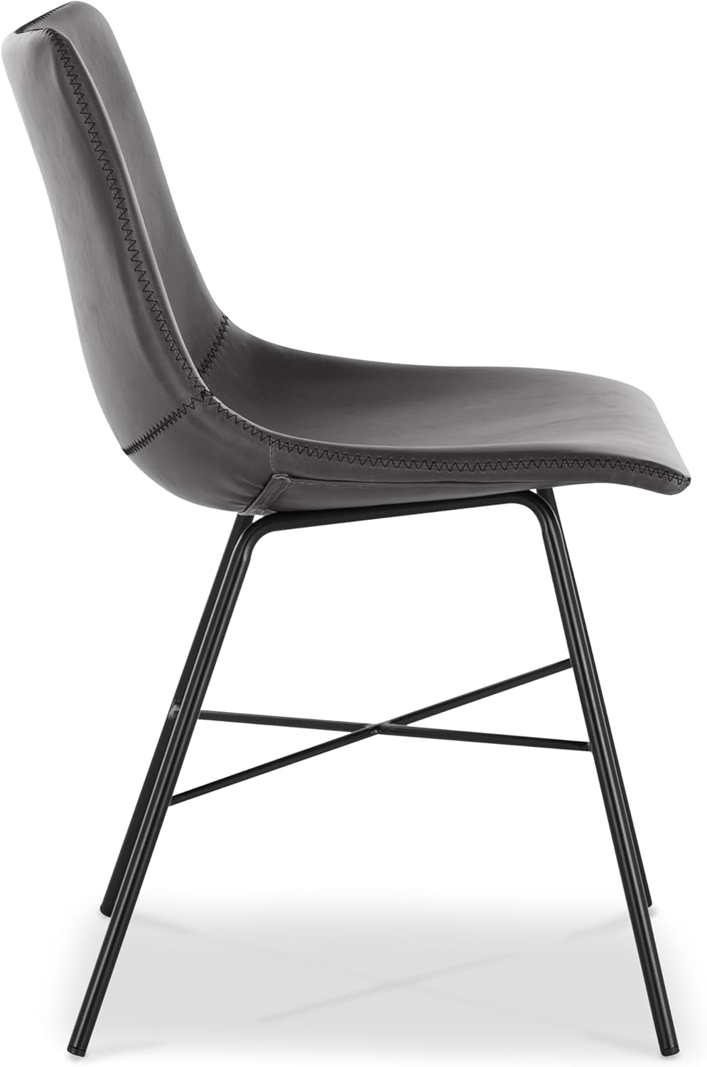 Poly and Bark Paxton Dining Chair, Set of 2 Grey