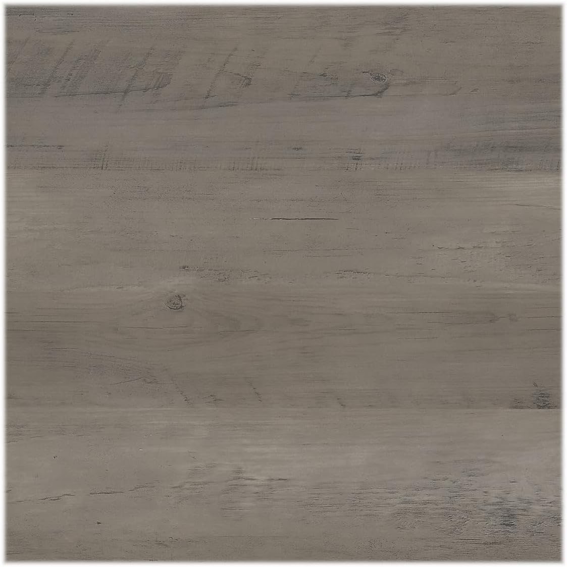 Bush Furniture Homestead 4 Shelf Farmhouse Bookcase in Driftwood Gray, Vertical Office Organizer, Home Shelving Unit for Books and Decor, Bookshelf