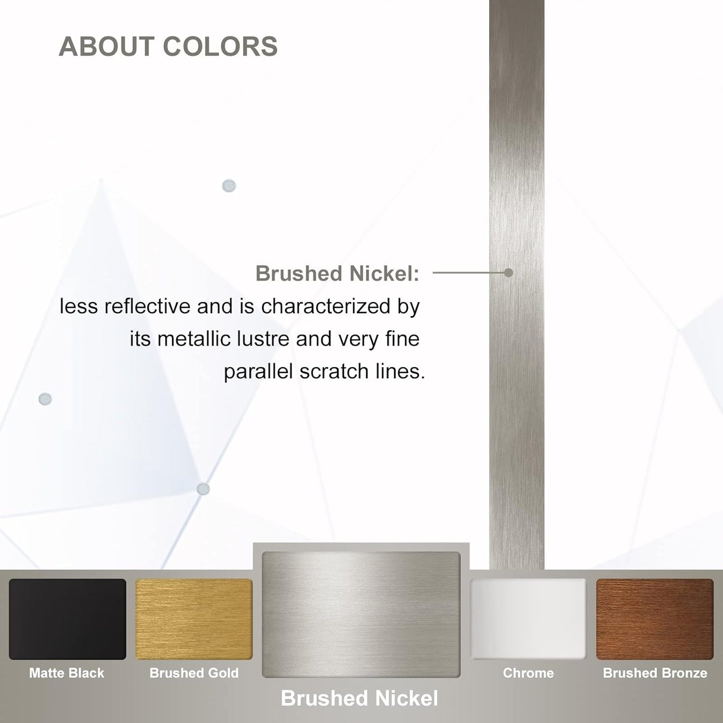 ANDY STAR 24x40'' Bathroom Mirror for Wall, Brushed Nickel Rounded Rectangle Mirror for Vanity in Stainless Steel Tube Metal Frame Antirust Wall-Mounted Horizontal or Vertical