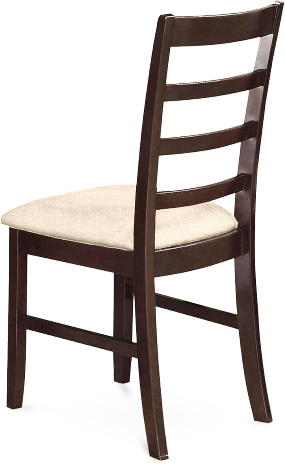 East West Furniture CAPF5-CAP-C 5 Piece Dining Room Furniture Set Includes a Rectangle Kitchen Table and 4 Linen Fabric Upholstered Dining Chairs, 36x60 Inch, Cappuccino