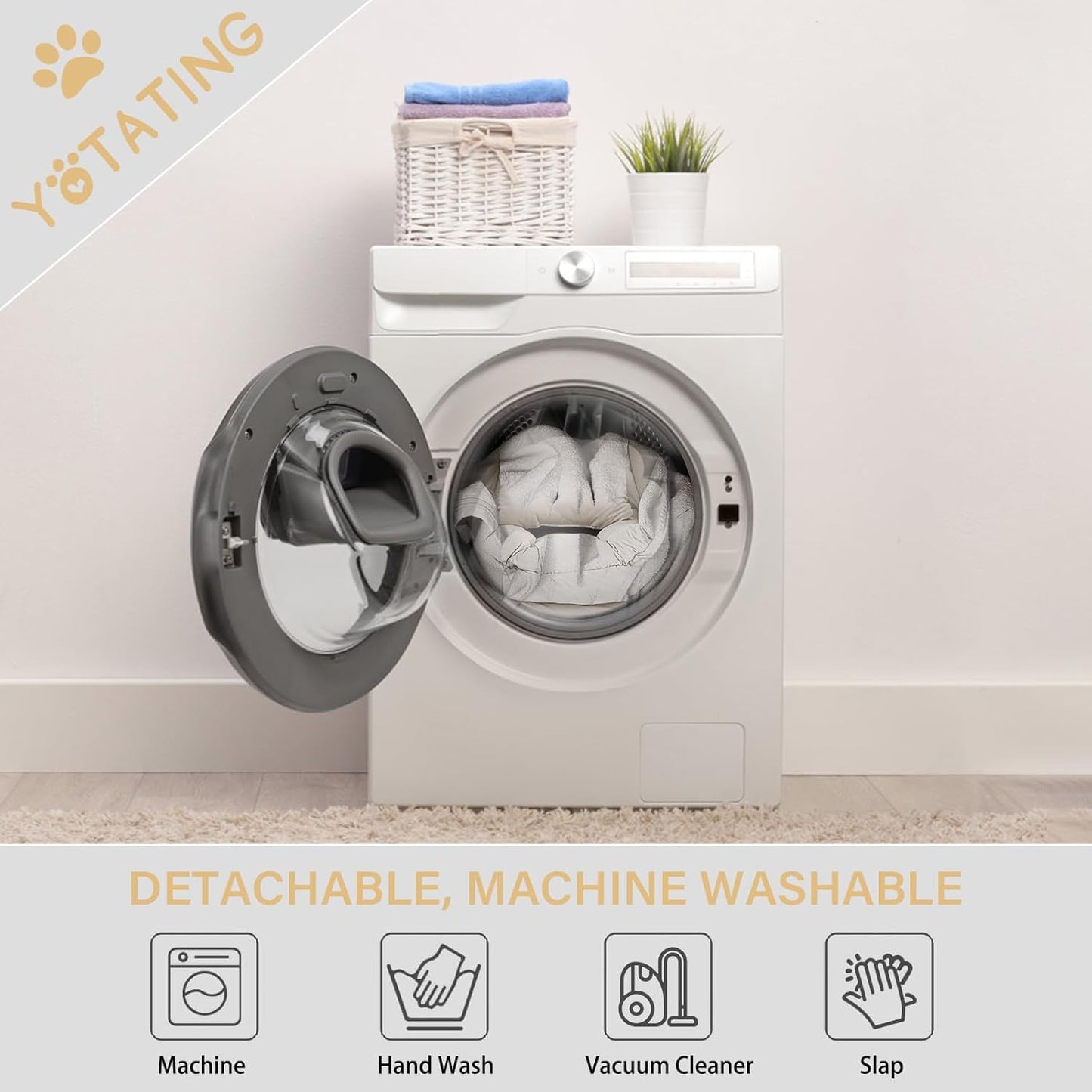 Lazy Chair with Ottoman, Comfy Reading Lounge Chair with Footstool & Throw Pillow Modern with Armrests & Side Pocket for Living Room, Bedroom, Dorm Room, Velvet Beige