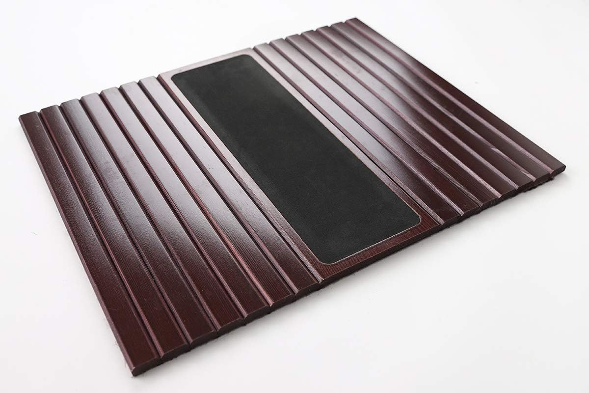 GEHE Bamboo Sofa Arm Tray Table for Couch Flexible/Foldable Sofa Tray Couch arm Table Perfect for Drinks Snacks Remote Control or Phone Great arm Tray for Couch armrest