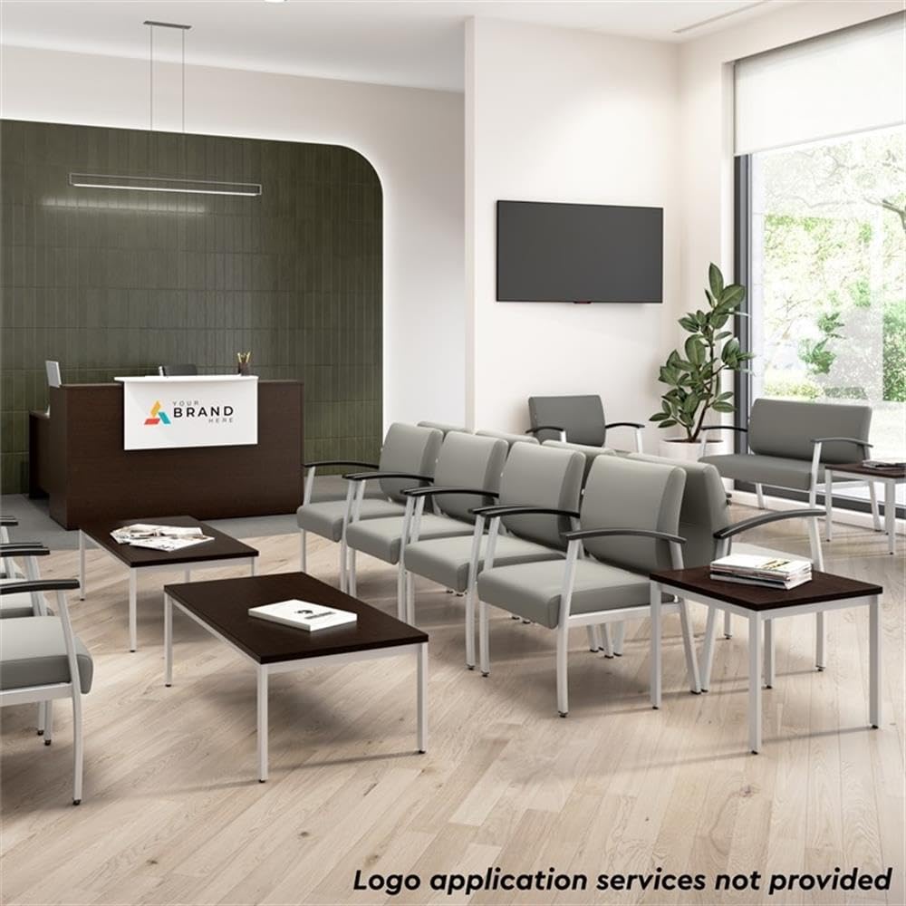 Bush Business Furniture Arrive 3 Drawer Mobile File Cabinet - Assembled in Mocha Cherry, Rolling Document Storage for Reception Area or Professional Office