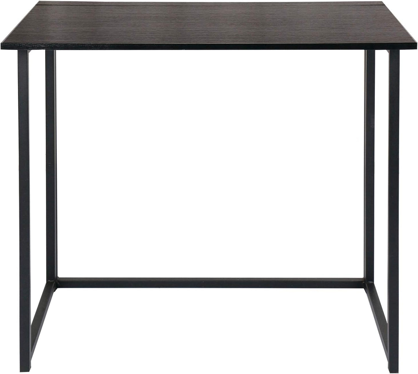 Leopard Outdoor Products Folding Computer / Laptop Table for Small Spaces, Space-Saving Home Office / Writing Desk, Compact Study Reading Foldable Desk (Black)