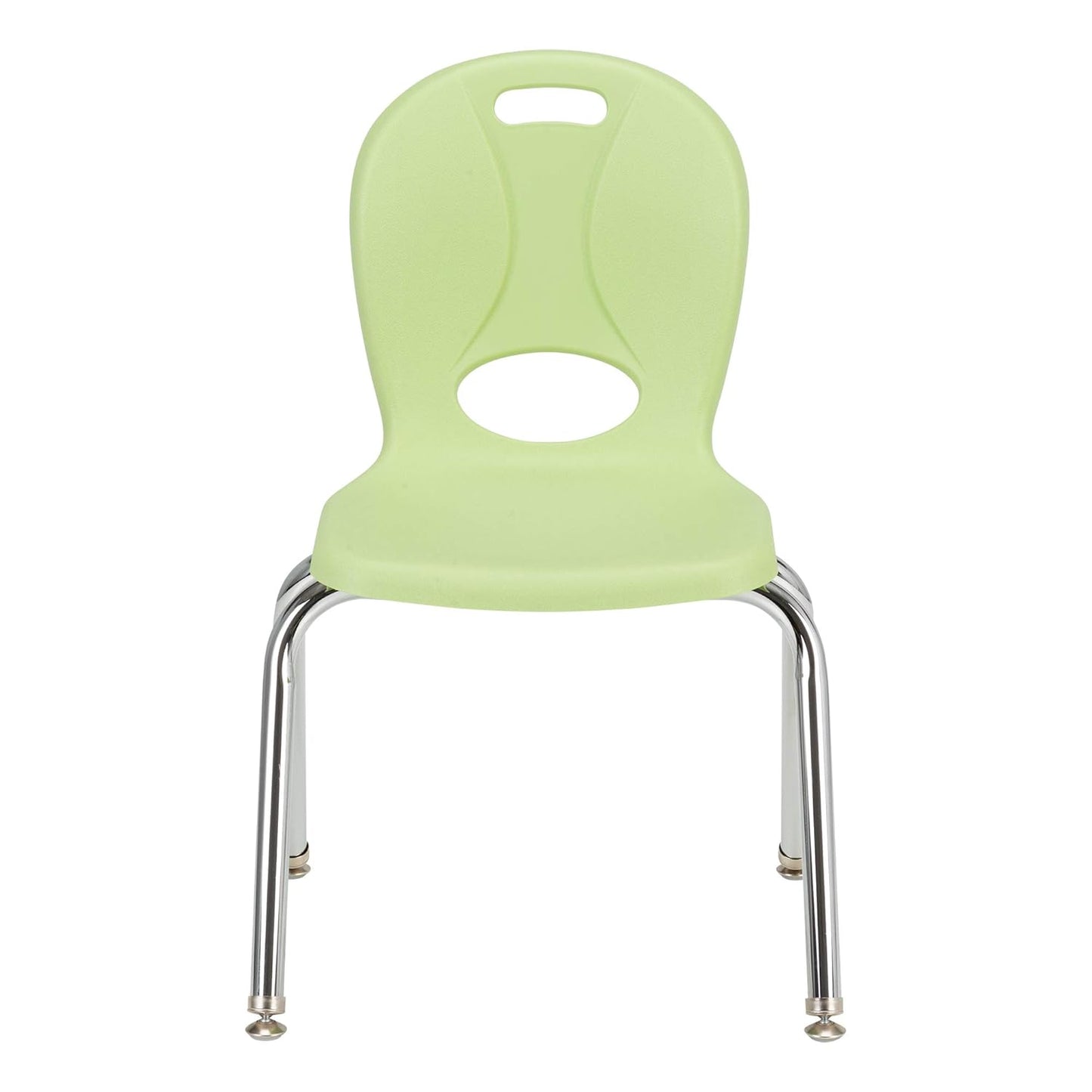 Learniture LNT-114-CSW-GA Learniture Structure Series School Chairs for Classroom, 14" Seat Height, Green Apple, Pack of 4