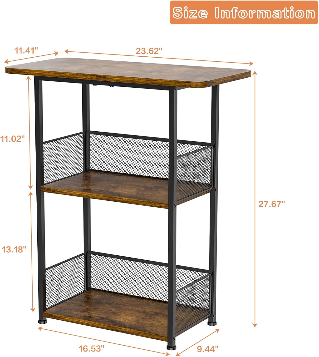 Floor Standing Freestanding Whiskey Rack: 3 Tier Wine Rack Mini Bar Table Corner Wine Bottle Display Stand Liquor Cabinet Bar, for Bottles,Cocktail Shaker,Mugs