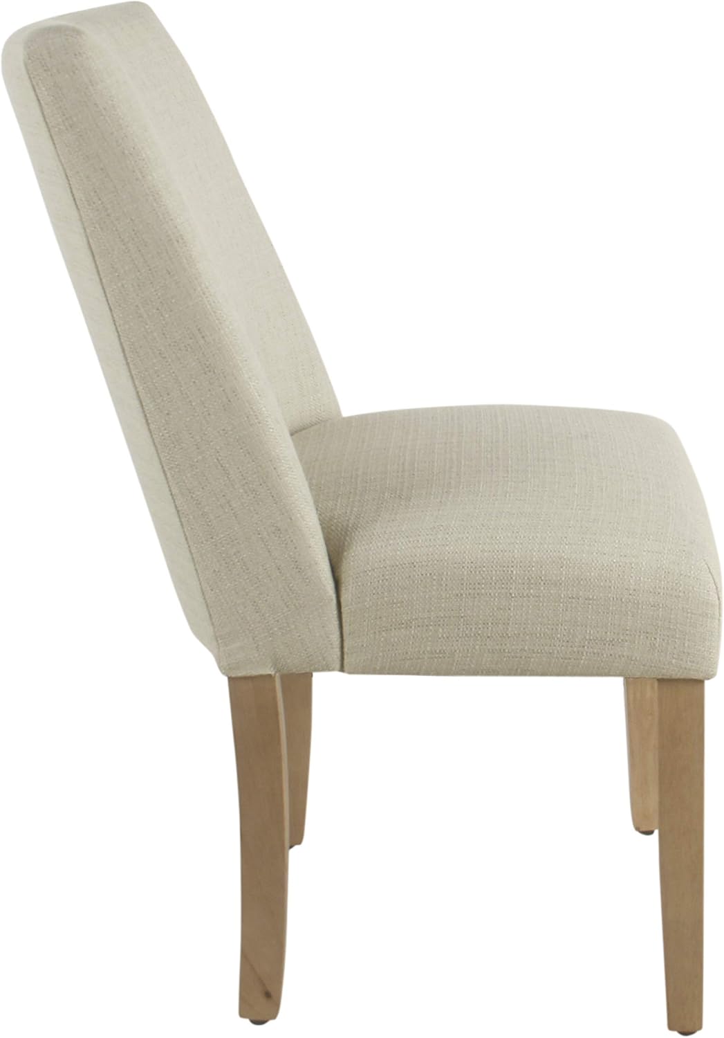 HomePop Marin Curved Back Dining Chair, Single Pack, Linen