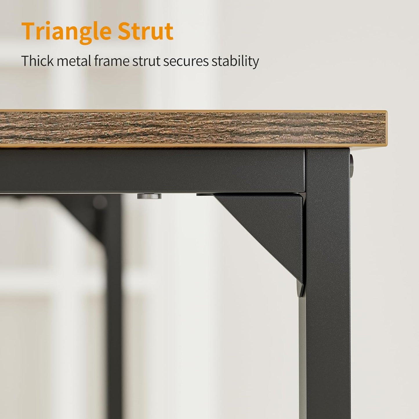 Cubiker Computer Desk, 32 inch Small Home Office Desk for Small Spaces, Modern Simple Style for Home, Office, Brown