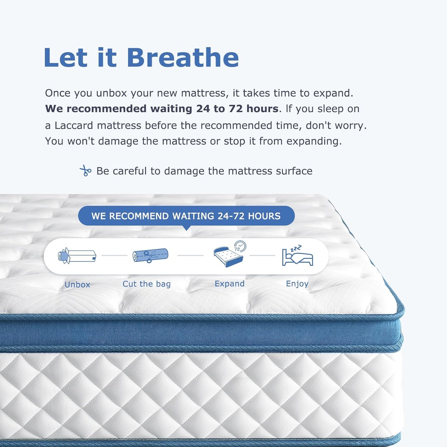 Queen Mattress, 12 Inch Medium Firm Hybrid for Queen Size Bed, Memory Foam Mattress in a Box for Pressure Relief, Individual Pocket Spring-Motion Isolation with Edge Support, CertiPUR-US