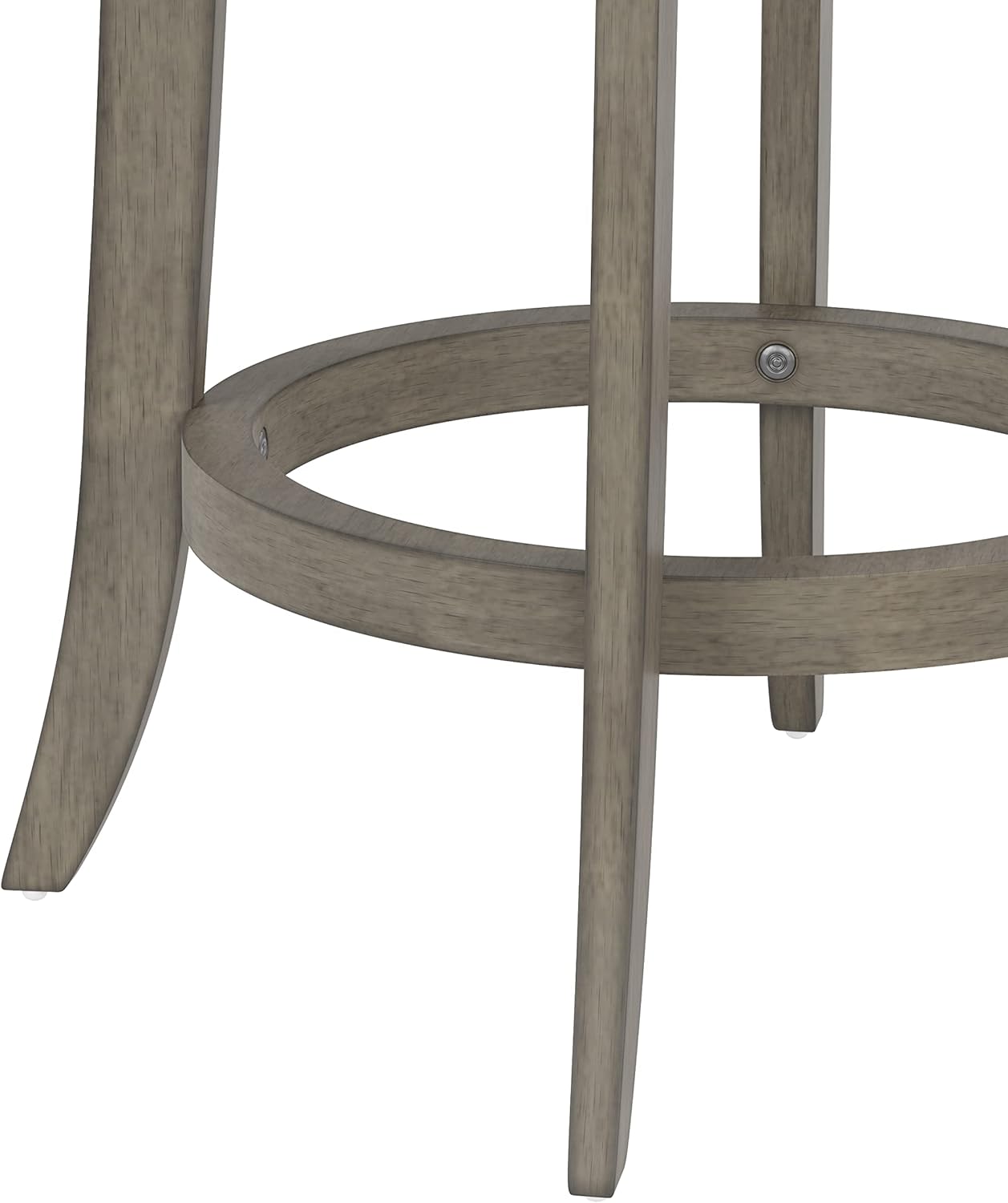 Hillsdale Presque Isle 26" Wood Swivel Counter Height Stool, Aged Gray