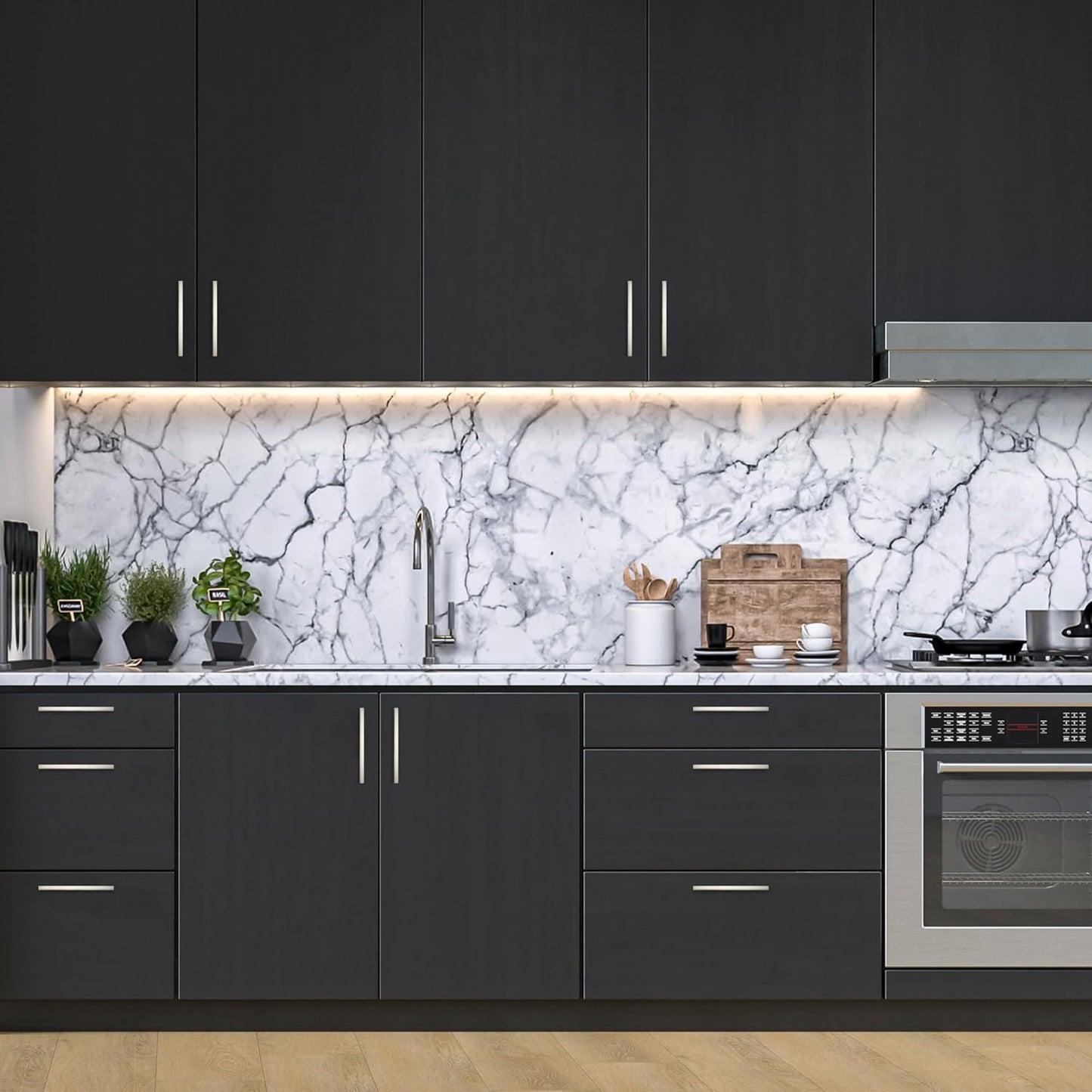 15 Pack Cabinet Handles 4" Hole Center - Curved Cabinet Pulls Brushed Nickel Drawer Pulls for Kitchen Cupboard Solid Hardware for Dresser Drawer Arch Hardware