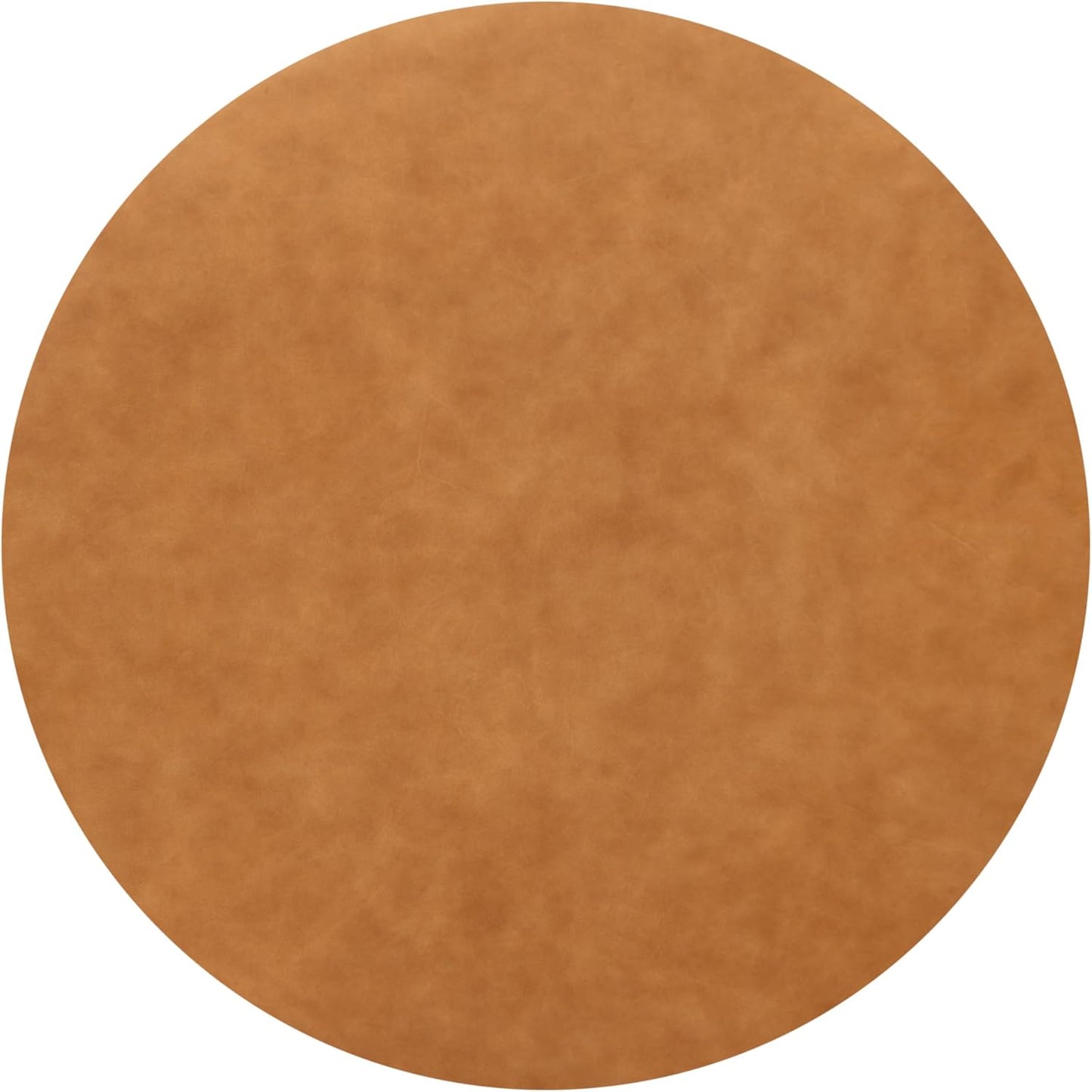 POLY & BARK Herve Storage Ottoman in Cognac Tan