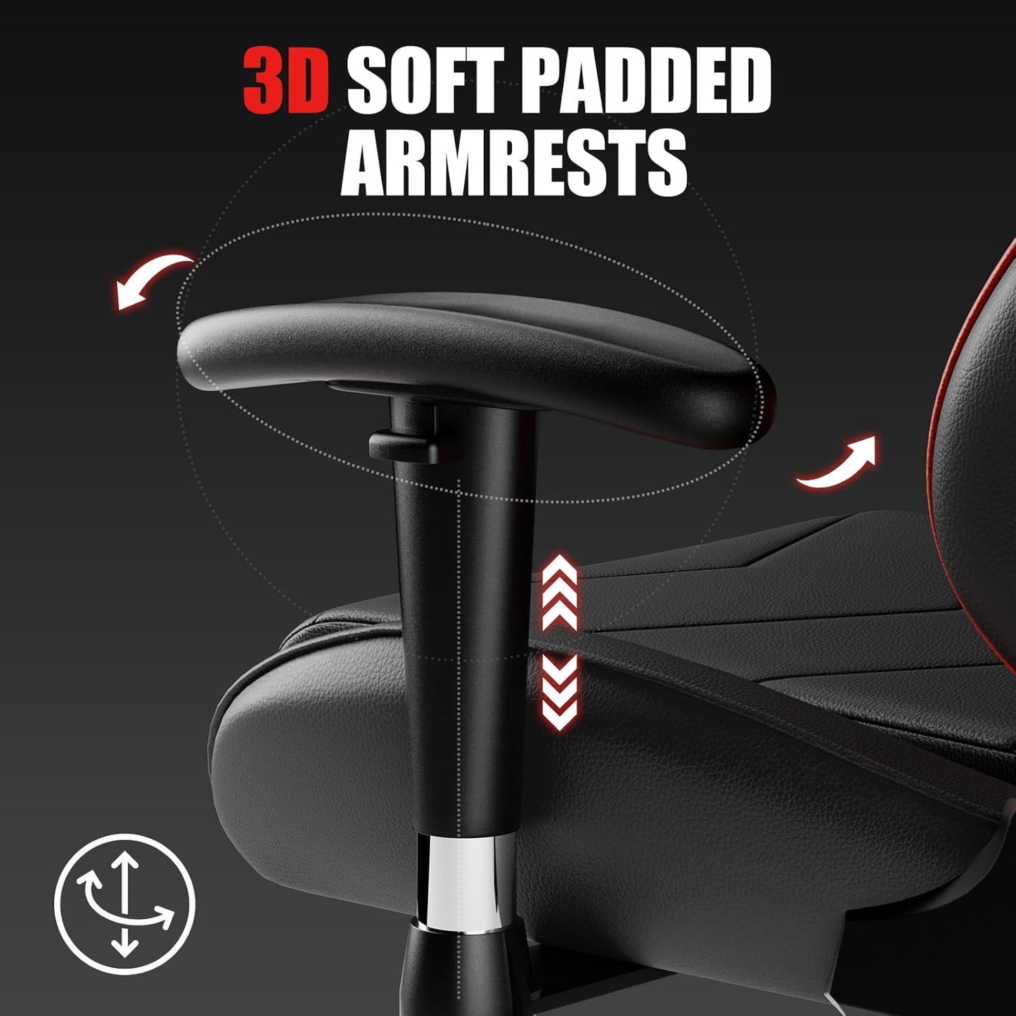 GTRACING Gaming Chair Racing Office Computer Ergonomic Video Game Chair Backrest and Seat Height Adjustable Swivel Recliner with Headrest and Lumbar Pillow Esports Chair (White)