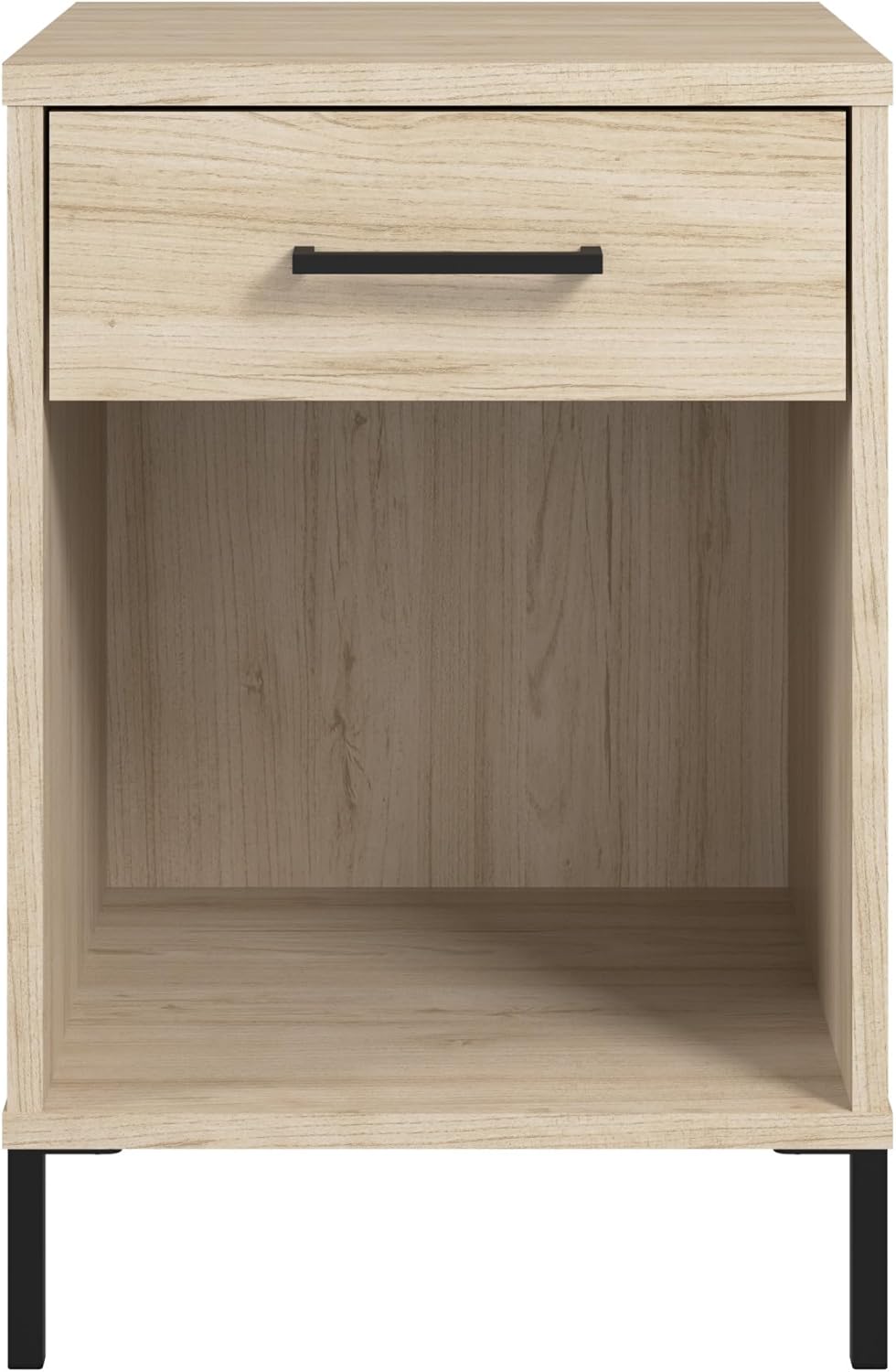 Bush Furniture Essence Small End Table with Drawer | Shelves, Home Organization, and Storage for Living Room, Bedroom, or Entryway