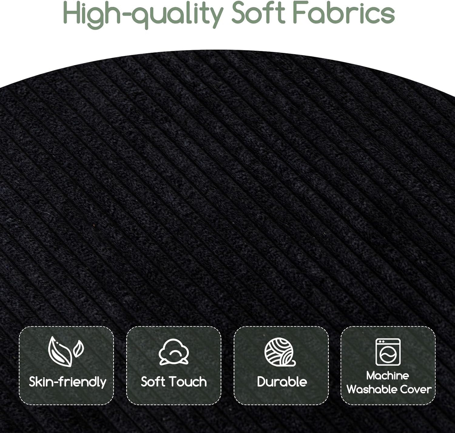 HIGOGOGO Giant Bean Bag Chair Bed for Adults,Convertible Beanbag Folds from Lazy Chair to Floor Mattress Bed,Large Floor Sofa Couch for Adult,Couples,Family,High-Density Foam Filling, Machine Washable