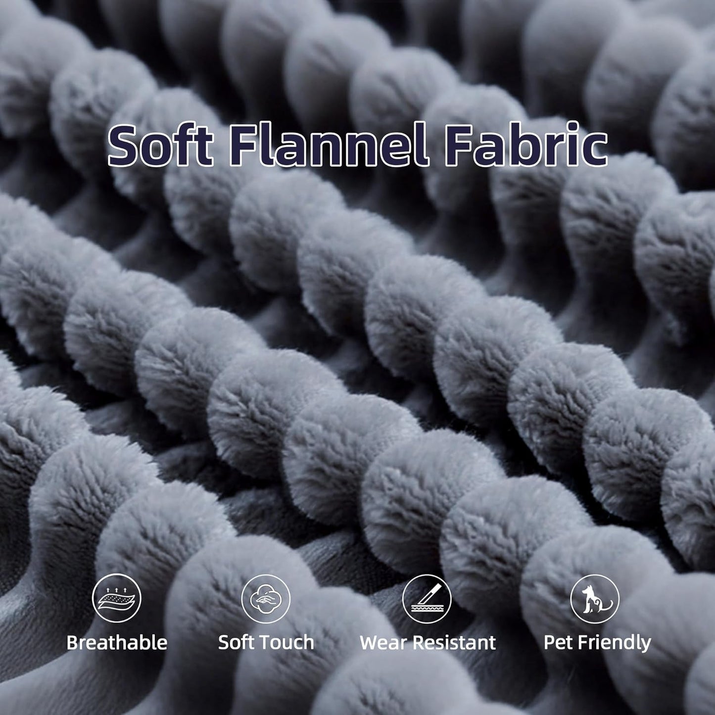 Cloud Sectional Couch, 104”L-Shape Large Oversized Sofa with Right Chaise Lounge, Modular Sleeper Couch with Pillows & Deep Seat, Flannel Velvet Compressed Sofa for Living Room, Dark Gray