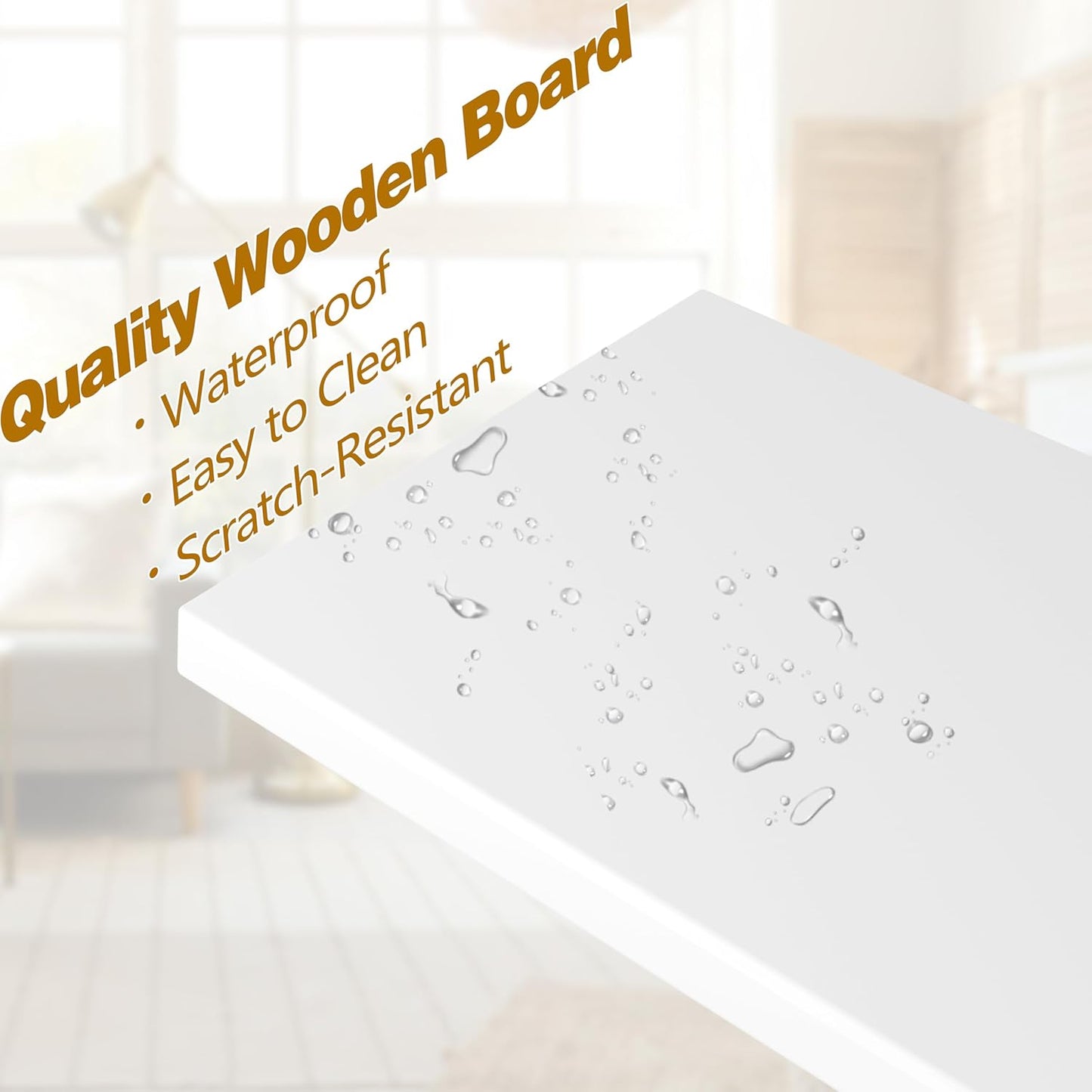 Bookshelf, 5 Tier Bookshelves, Home Office Bookcase Shelf Storage Organizer, Free Standing Storage Shelving Unit for Bedroom, Living Room and Home Office,White