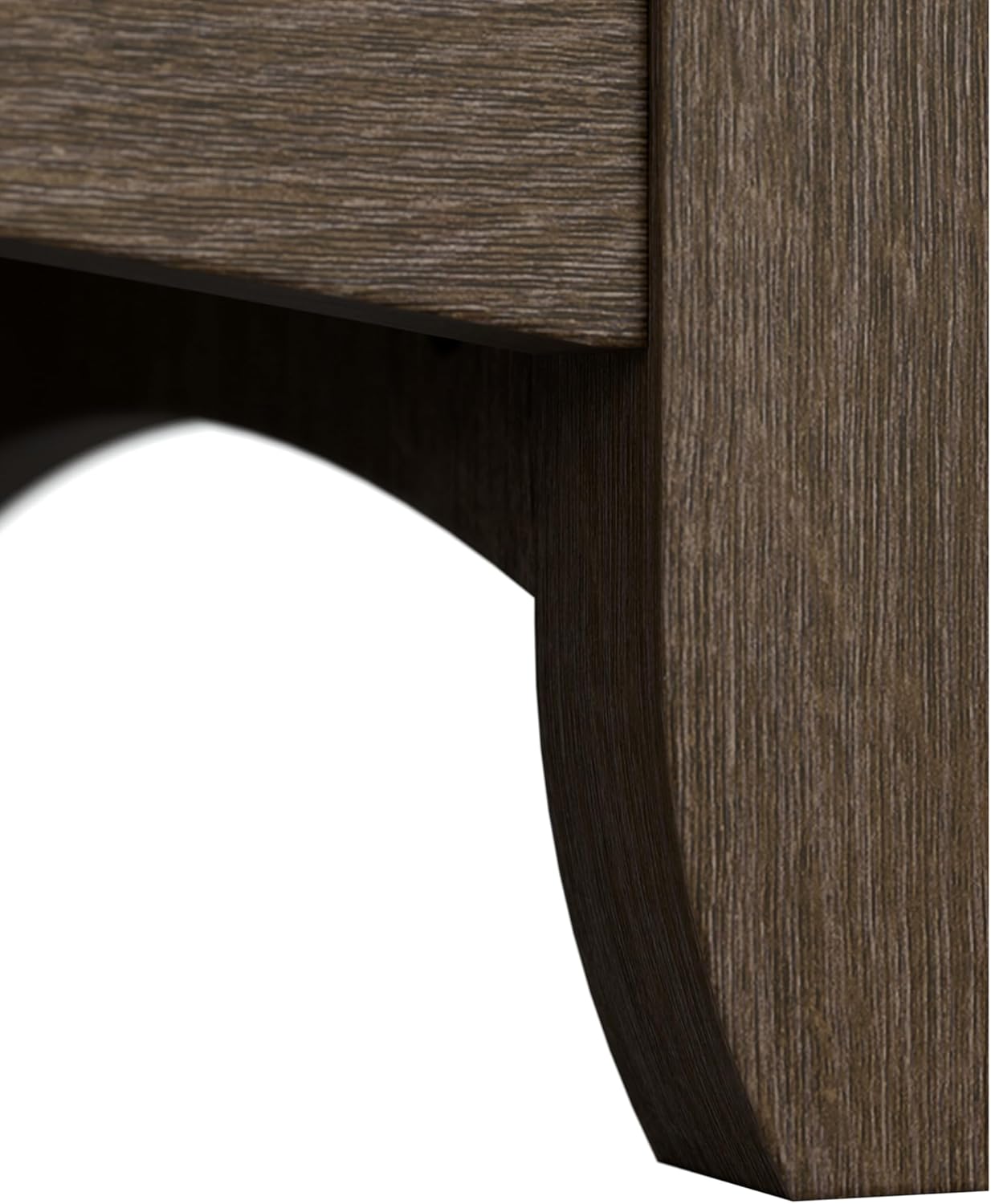 Bush Furniture Salinas 5 Shelf Bookcase in Ash Brown, Tall Bookshelf, Large Book Shelf for Living Room, Home Office, or Entryway