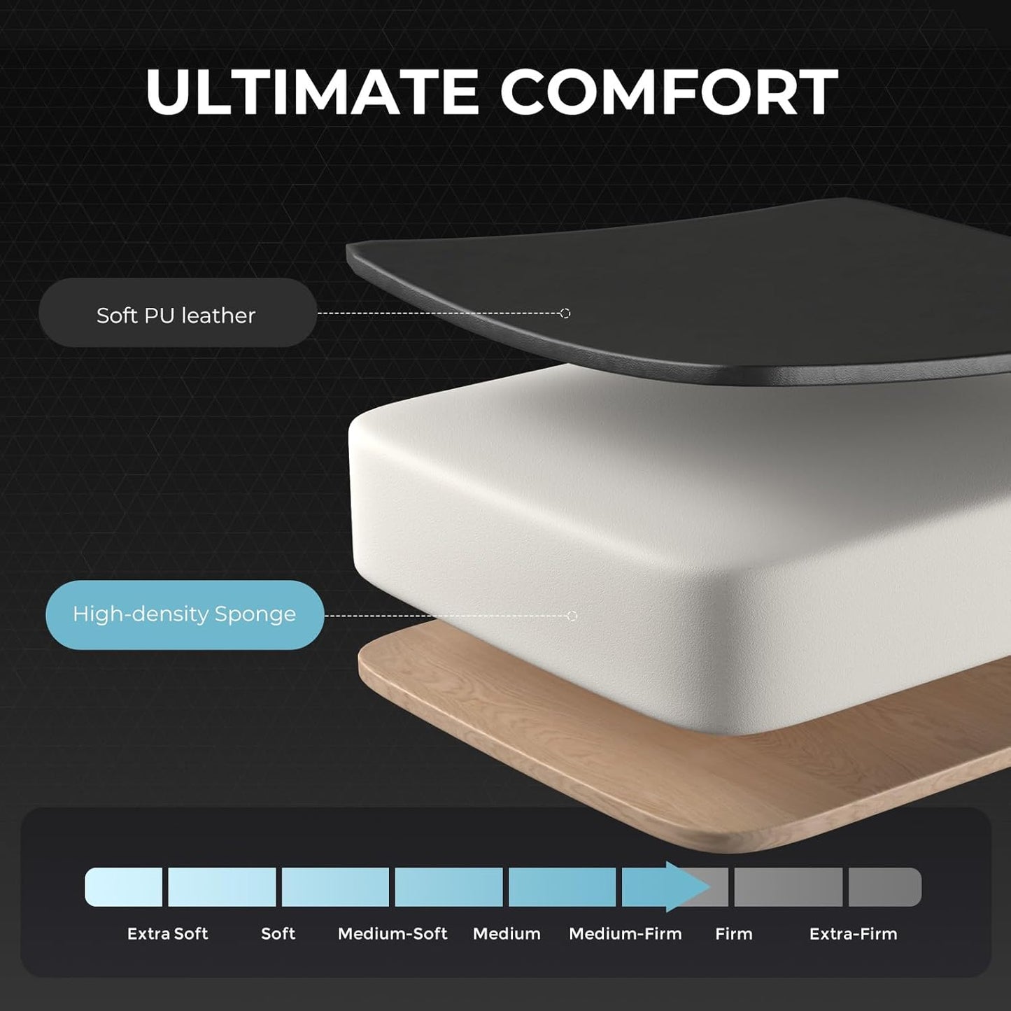 GTPLAYER Gaming Chair, Computer Chair with Footrest and Lumbar Support, Height Adjustable Game Chair with 360°-Swivel Seat and Headrest and for Office or Gaming (Faux Leather, Purple)