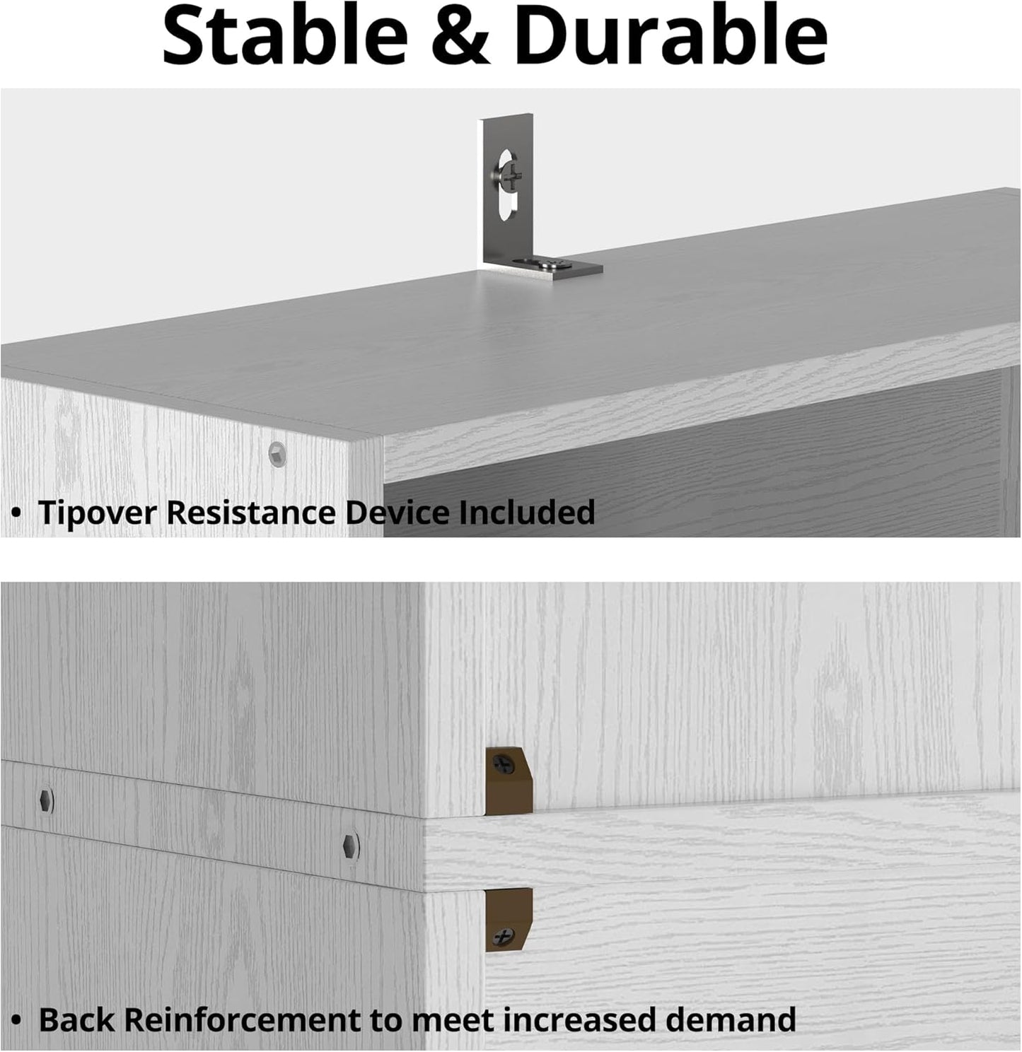 IRONCK Bookshelves and Bookcases Floor Standing 6 Tiers Display Storage Shelves 70 in Tall Bookcase Home Decor Furniture for Home Office, Living Room, Bed Room