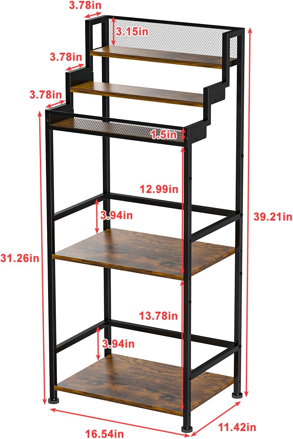 Trapezoidal Liquor Cabinet Bar for Home, Stepped Wine Rack Freestanding Floor, Corner Syrup & Whiskey Stand, Large-Capacity Alcohol Bottle Storage Display Shelf Living Room, Patent Pending