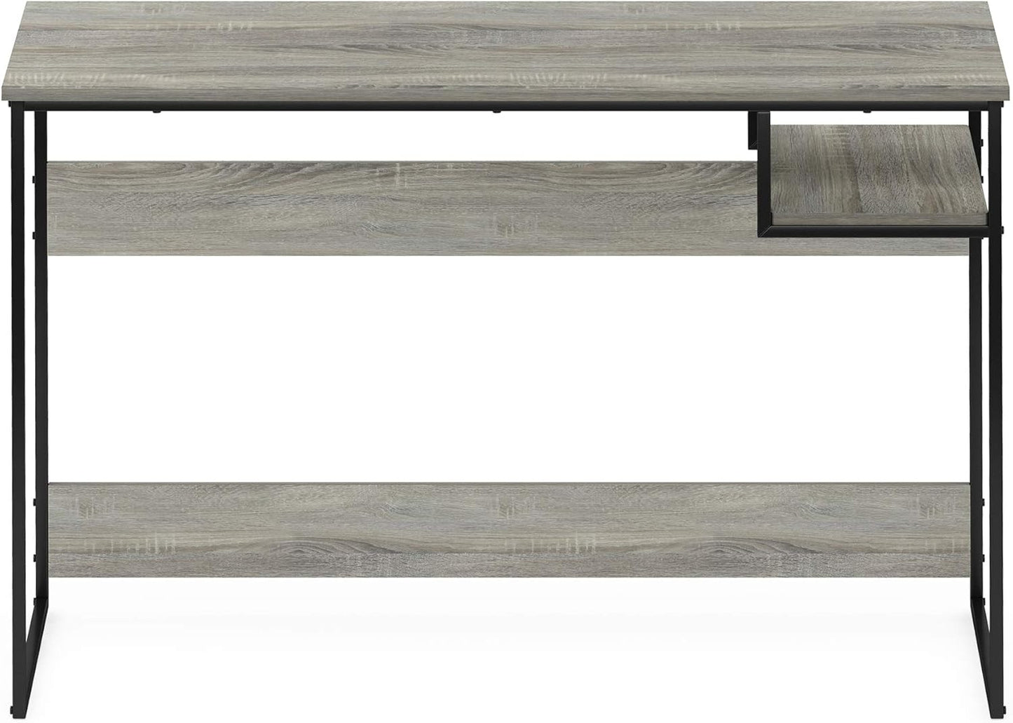 FURINNO Moretti Lifestyle Study Desk, 45 Inches, French Oak Grey