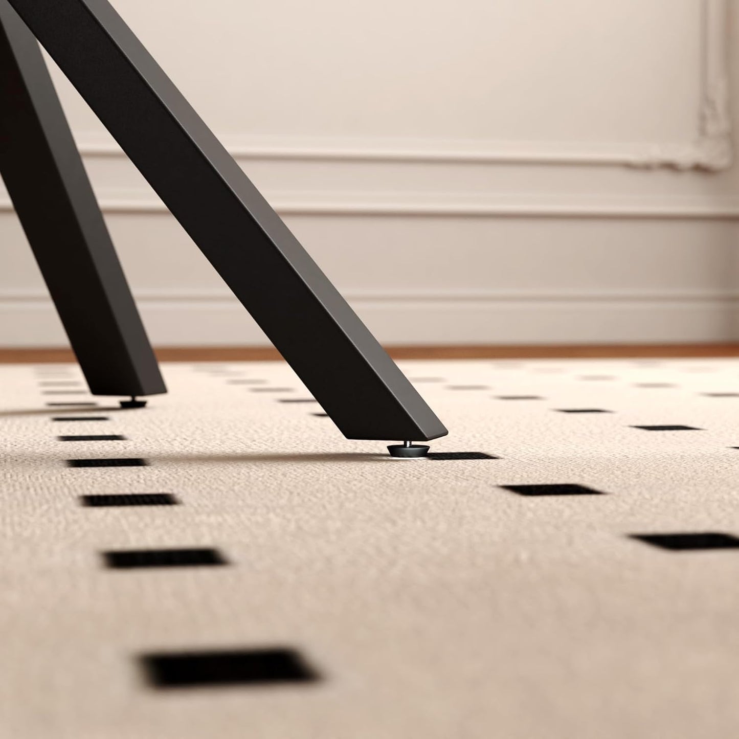 Round Faux Marble Dining Table Modern 32 Inch Kitchen Table with Black Metal Legs for Dining Room Kitchen