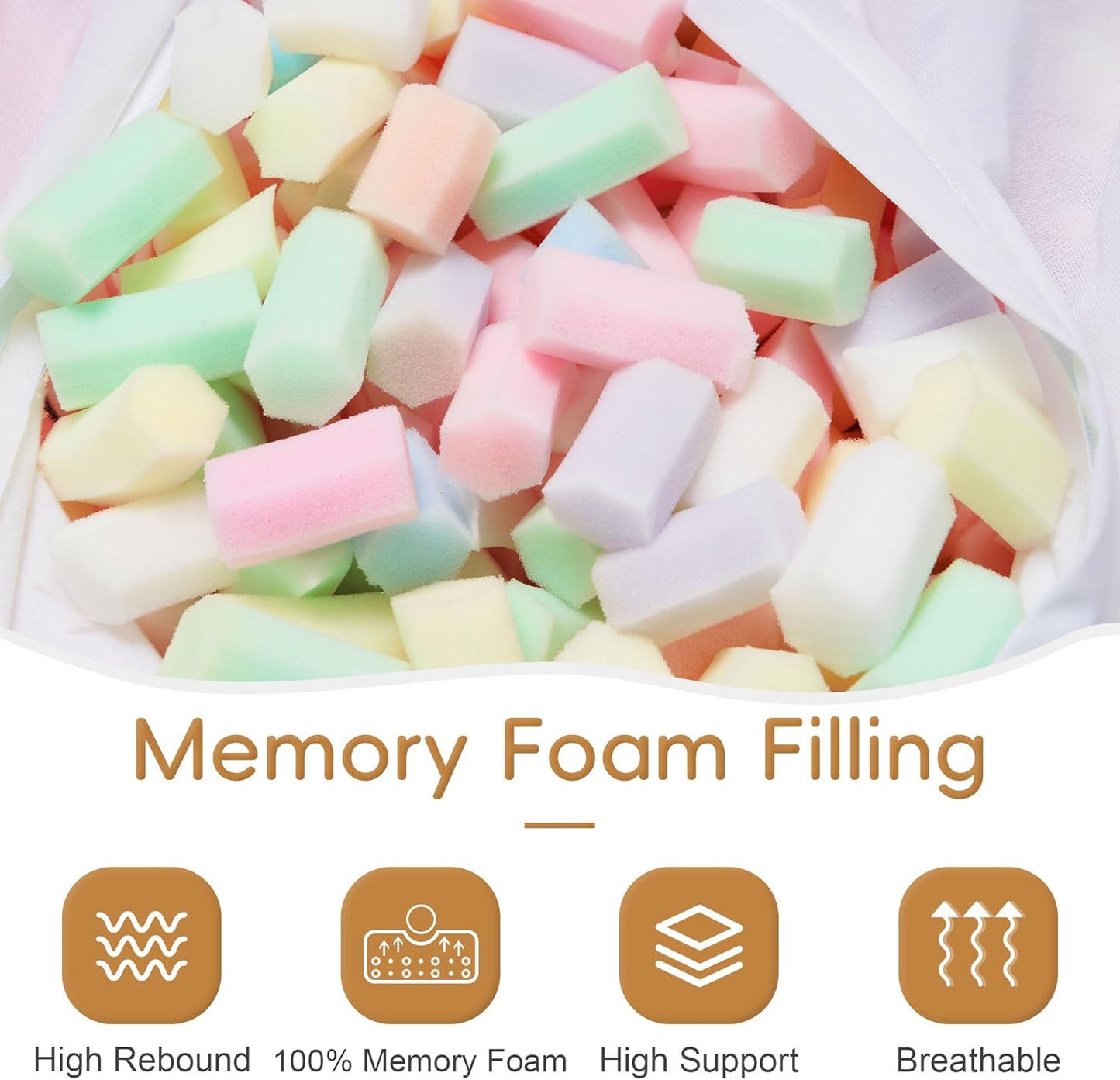 HABUTWAY Bean Bag Chair 3Ft Luxurious Velvet Ultra Soft Fur with High Rebound Memory Foam Bean Bag Chairs for Adults Plush Lazy Sofa with Fluffy Removable Sponge 3' (Mustard)