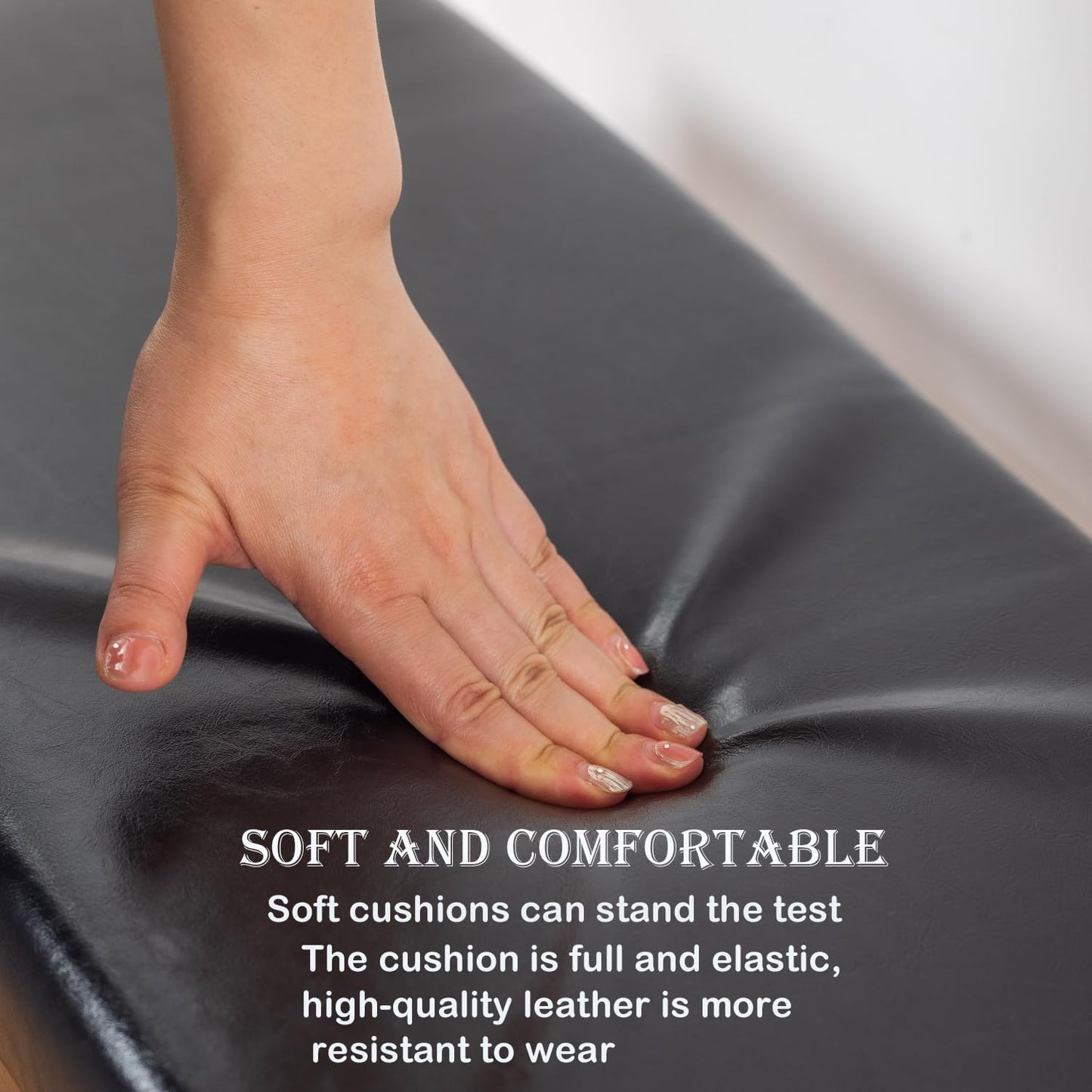 latifolia Shoe Rack Bench, Entryway Shoe Bench with Cushion, Flip-Open Storage Compartment, 2-Tier Shoe Organizer(Black,31.50''L)