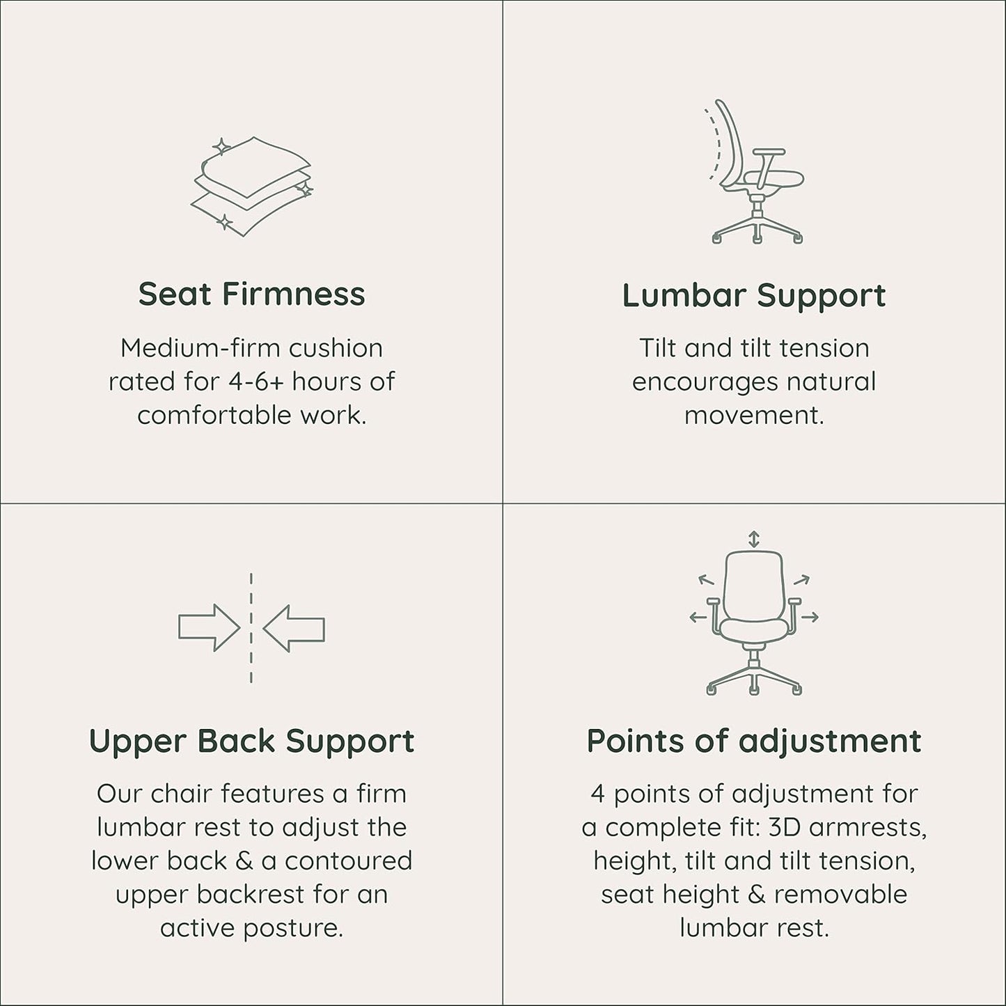 Branch Daily Chair - Computer Office Chair with Swivel, Lumbar Rest, and Adjustable Armrests - Sustainable, Stylish Mesh, & Adjustable Armrests - Comfortable Seating for Improved Posture - Blue