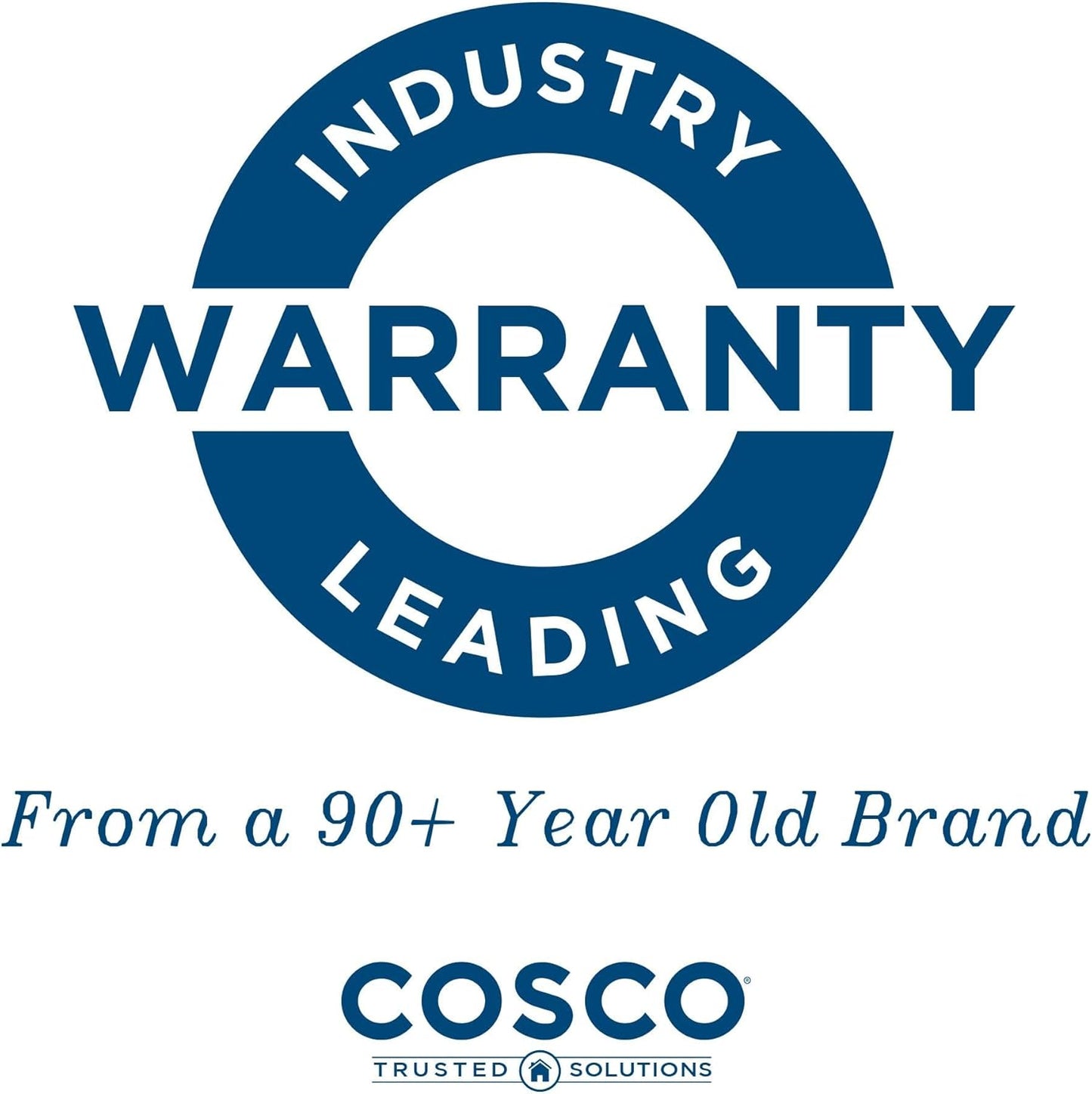 COSCO Commercial 5' (60") Round Blow Mold Table, White