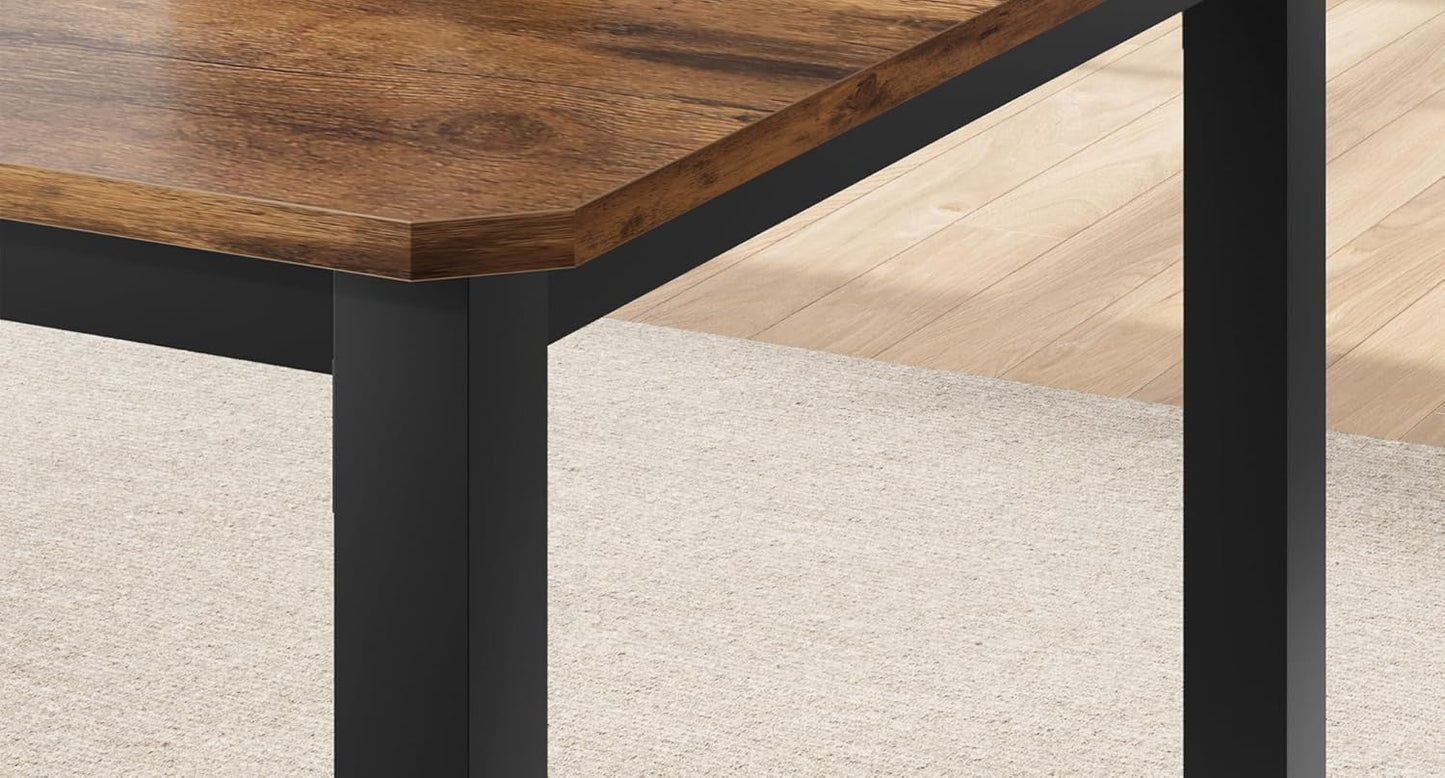 78.7 Inch Long Computer Desk, Large Industrial Office 2 Person Desk Workstation, Study Writing Wide Table,Modern Style Laptop Desk Tables for Home Office Bedrooms