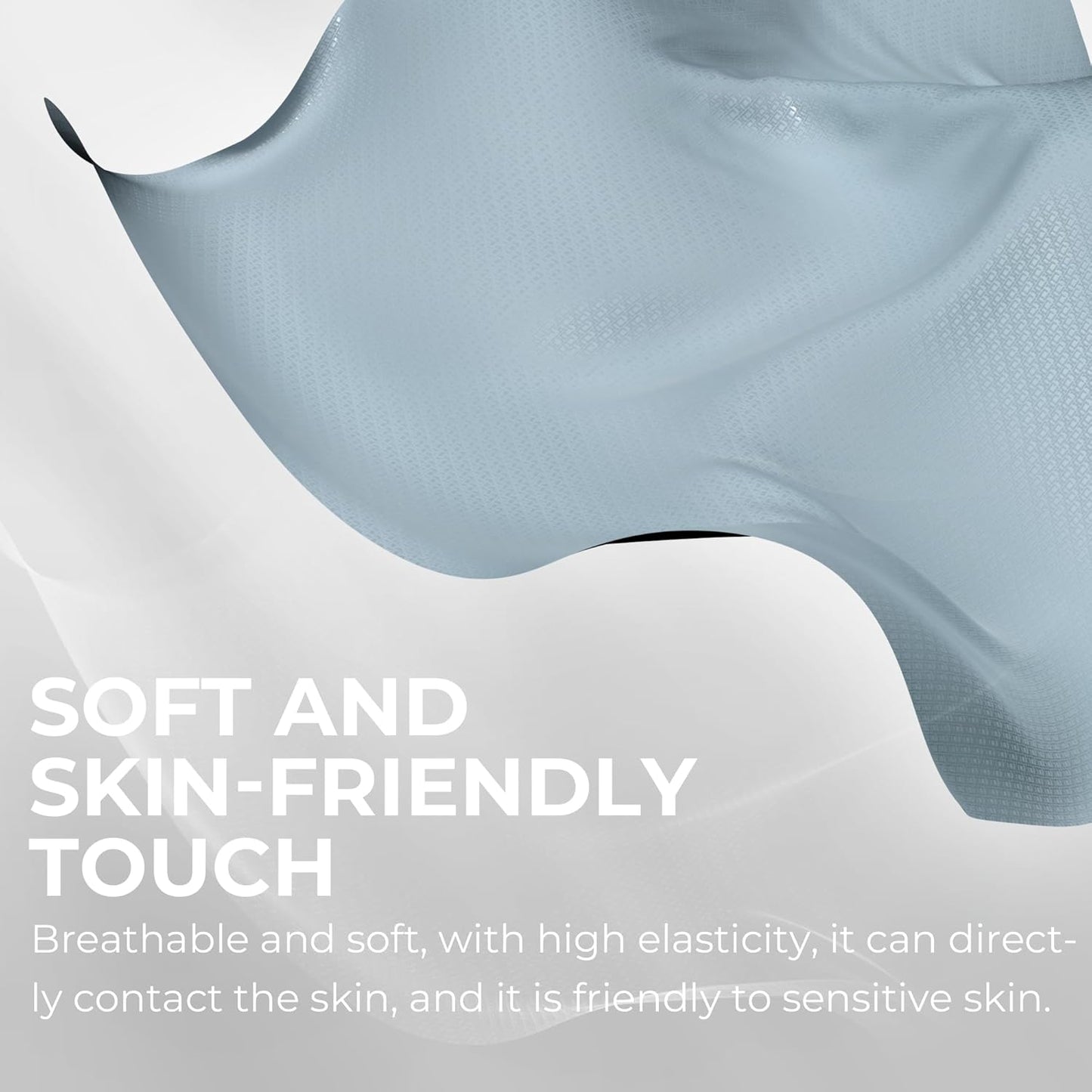 Dowinx Gaming Chair Breathable Fabric Game Chair with Gel Pad and Storage Bag, Comfortable Gamer Chair with Pocket Spring Cushion, Ergonomic Computer Chair with Footrest, Blue