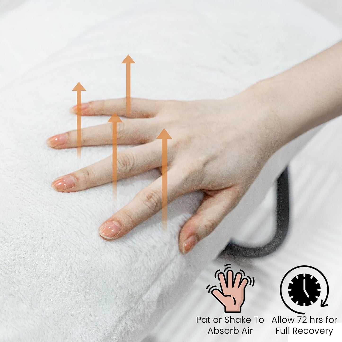 Plush Modern Accent Chair Single Comfy Chair for Bedroom — Ergonomic Lounge Chair with Stylish Upholstery, Space-Saving Design & Easy Assembly White