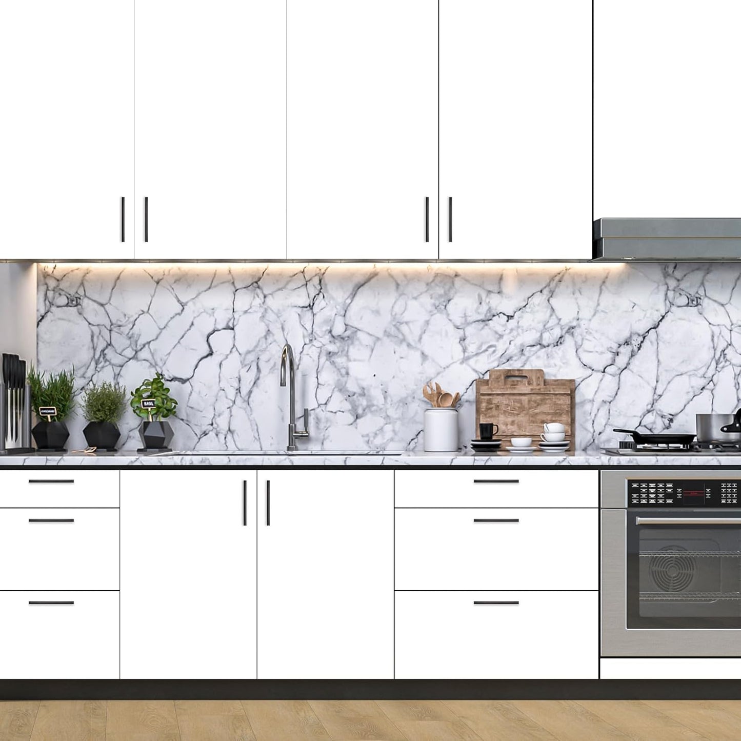 15 Pack Cabinet Handles 3.75" Hole Center - Curved Cabinet Pulls Oil Rubbed Bronze Drawer Pulls for Kitchen Cupboard Solid Hardware for Dresser Drawer Arch Hardware