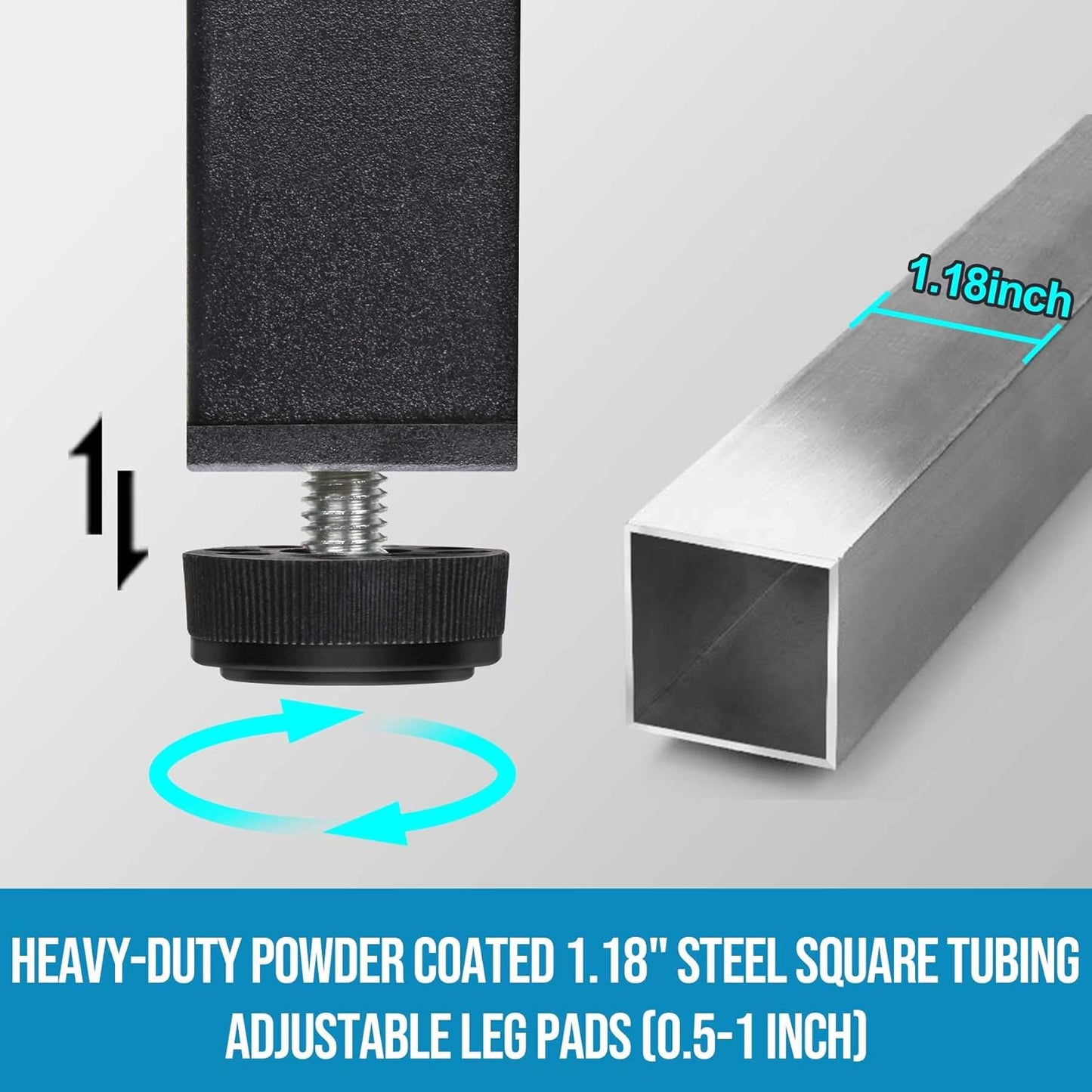 Aquzee Computer Desk with Hutch Bookshelves, 55 Inch Home Office Writing Desk with Space Saving Design, Gaming Table Organized Desk with Storage Shelves Bookshelf Easy Assemble, Rustic Brown