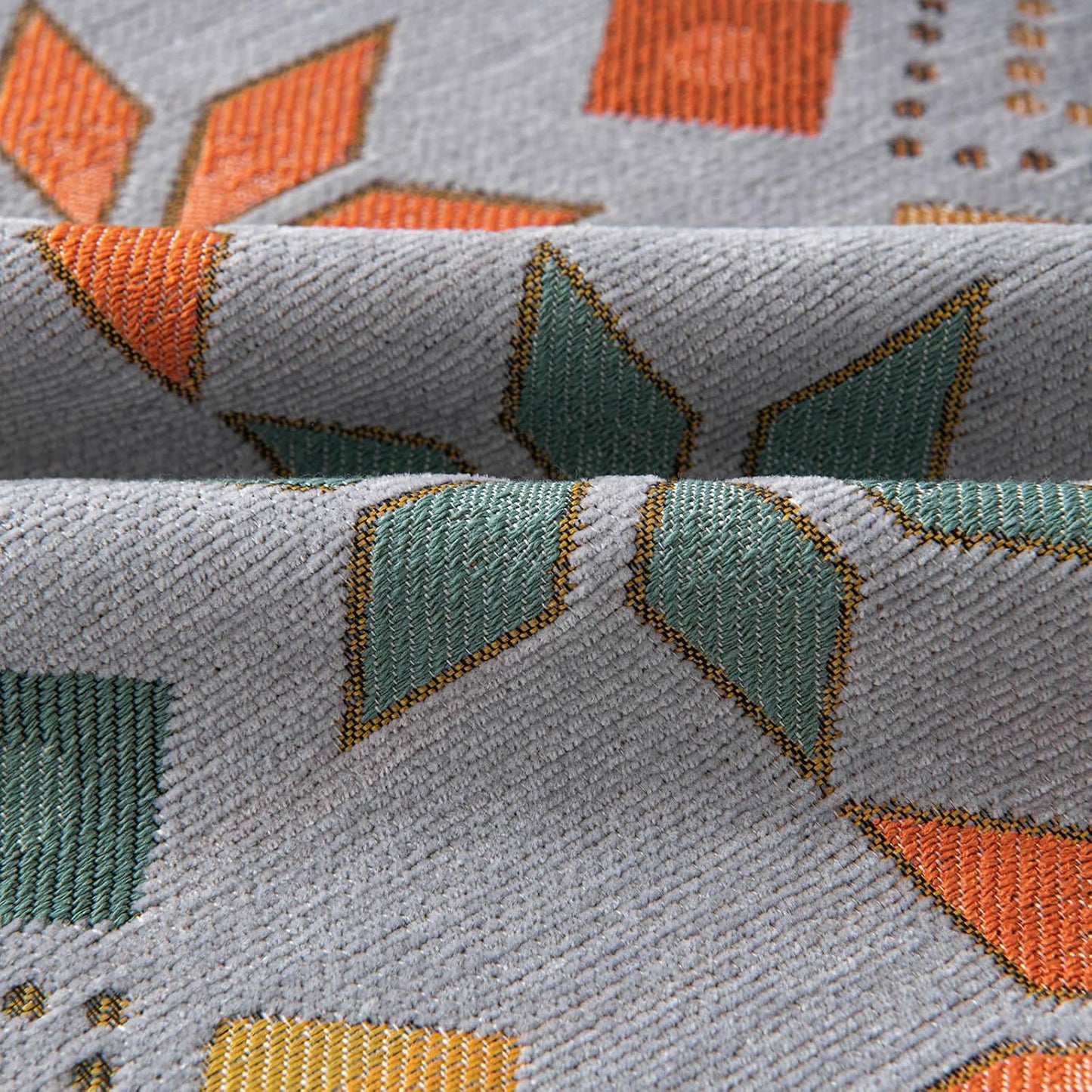 STACYPIK Boho Gray Jacquard Couch Cover, Sofa Cover for Dogs Washable, Non Slip Couch Cover for Sectional, Furniture Protector for 3 Cushion Couch, Multi-use Sofa Slipcover Pet-Friendly-71X150IN