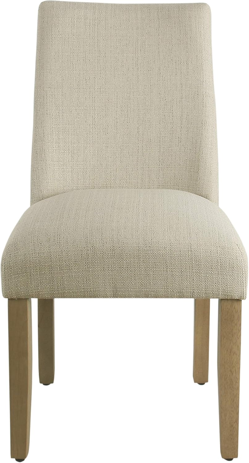 HomePop Marin Curved Back Dining Chair, Single Pack, Linen