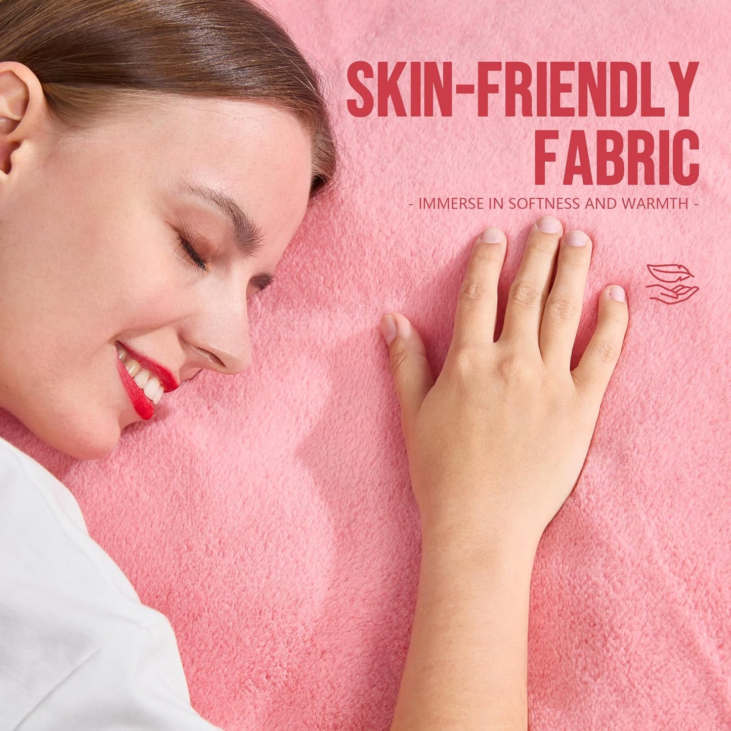 Hobestluk 3ft Bean Bag Chairs for Adults Large Beanbag Chair with Plush Faux Fur Cover Big Bean Bag Chair for Living Room Bedroom Dorm Office -Pink (36” x 36” x 22”)