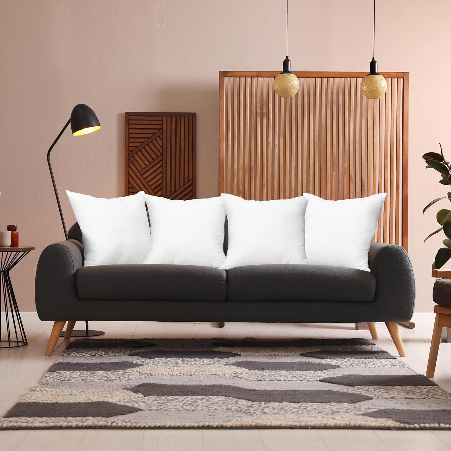 Utopia Bedding Throw Pillows (Set of 24, White), 18 x 18 Inches Pillows for Sofa, Bed and Couch Decorative Stuffer Pillow