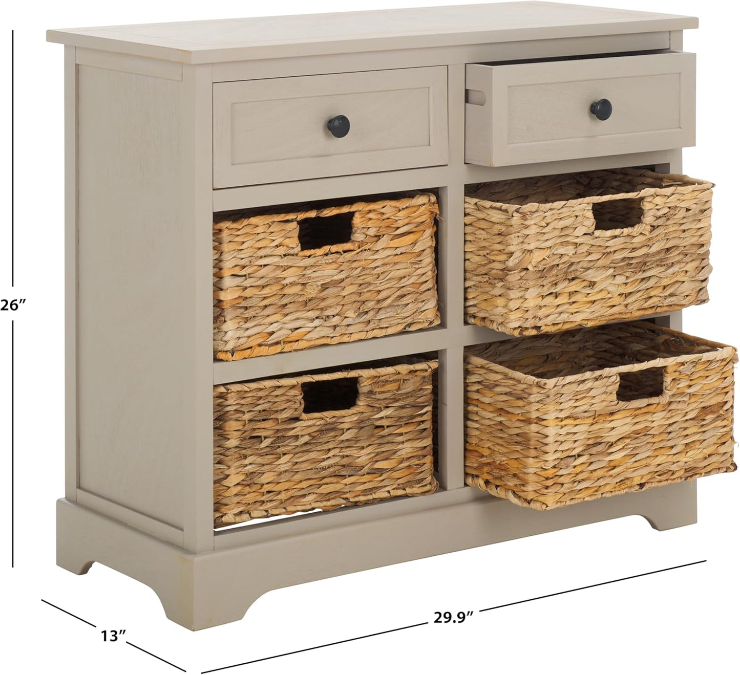 SAFAVIEH American Homes Collection Herman Vintage Grey Storage Unit